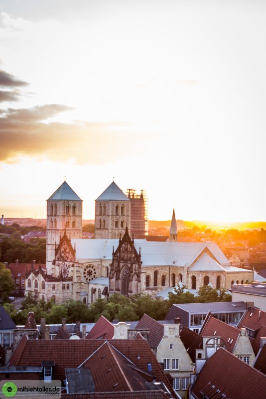 Sonnenuntergang über Münster