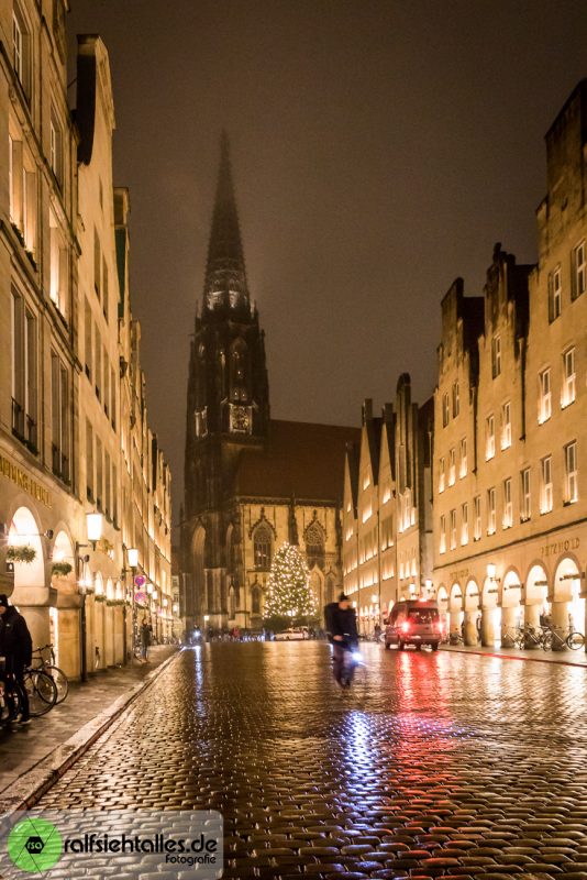 Der Prinzipalmarkt mit Blick auf die Lambertikirche