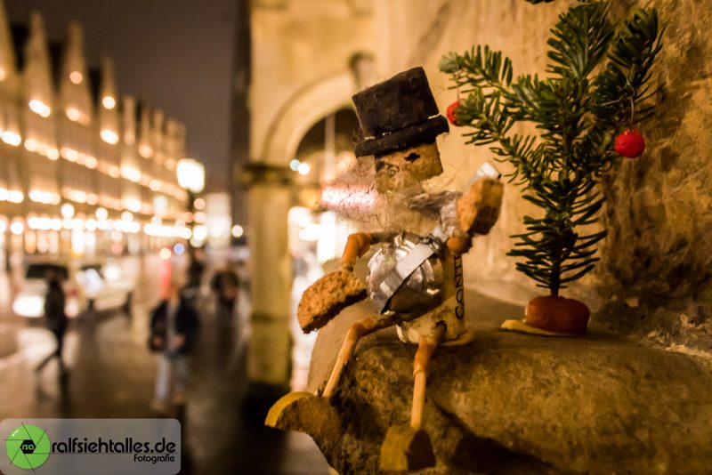 Korkmännschen-Figur "Onkel Willi" auf dem Prinzipalmarkt