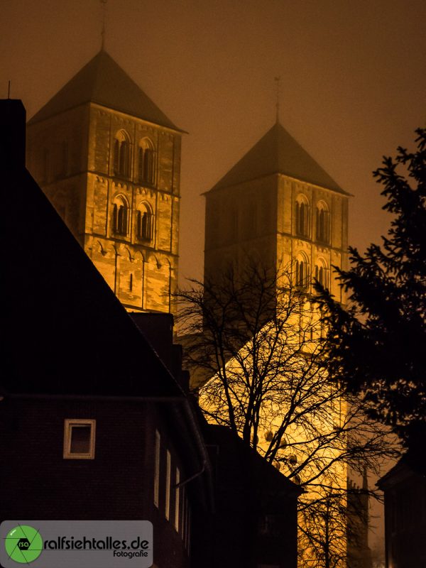 beleuchteter Dom zu Münster