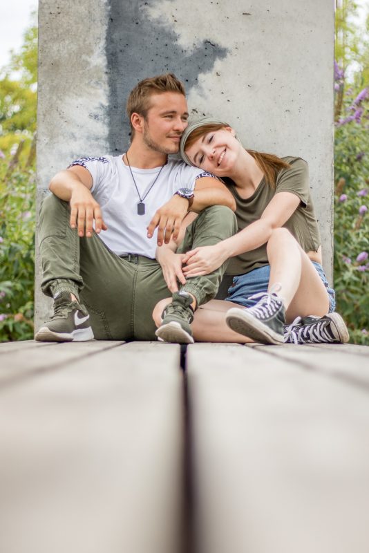 Melissa und Falko entspannen auf der Zeche Zollverein